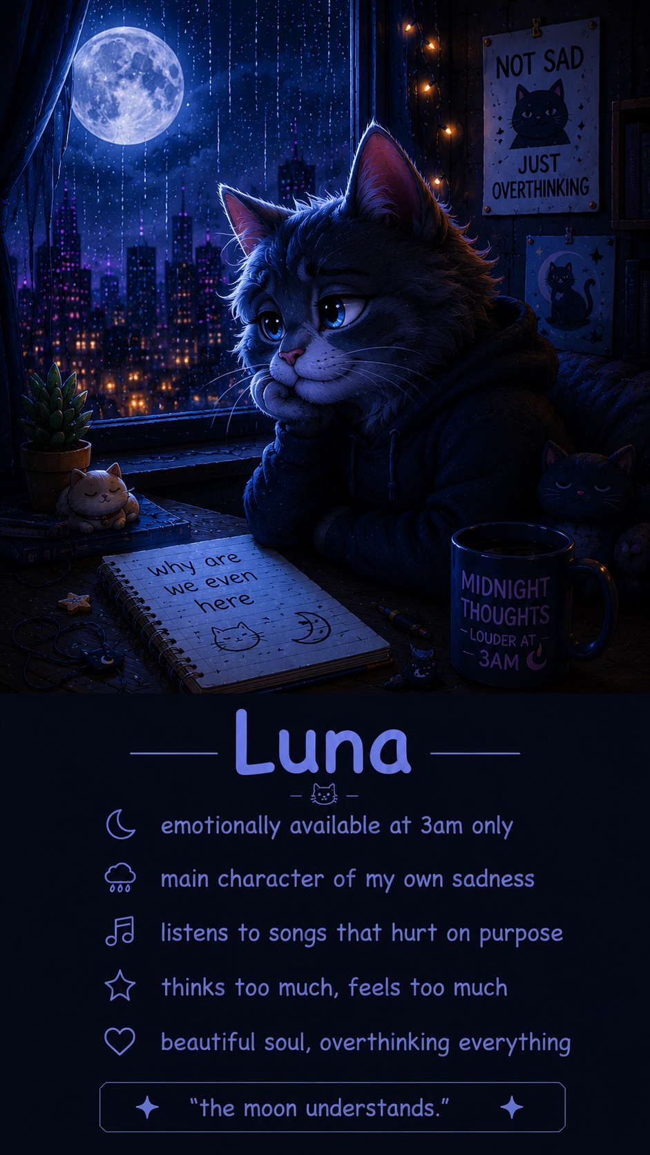 Luna character art.