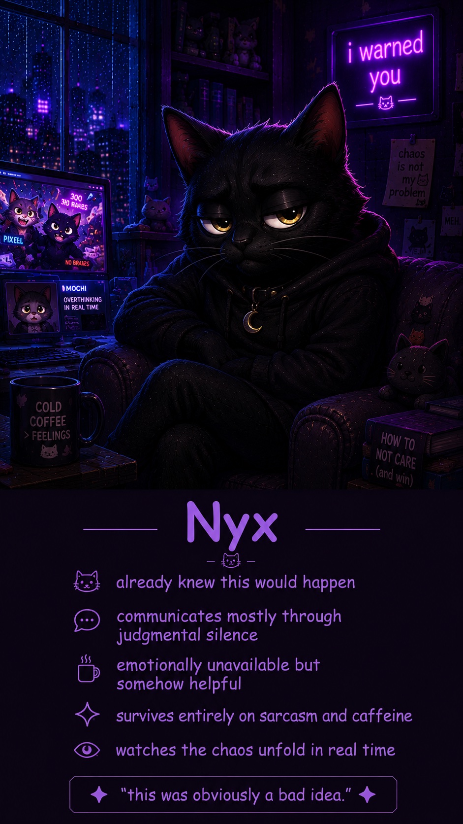 Nyx character art.