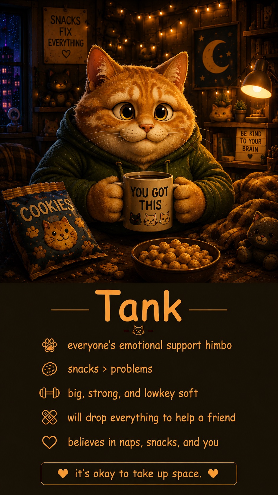 Tank character art.